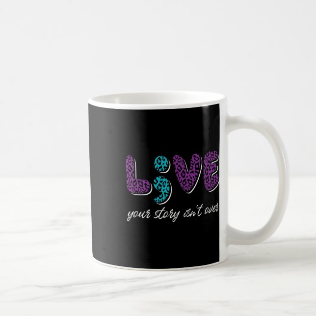 Lev din historia är inte över - självmordsförebygg kaffemugg (Höger)