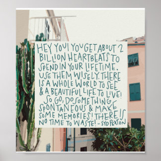 Lev din livsoffert poster