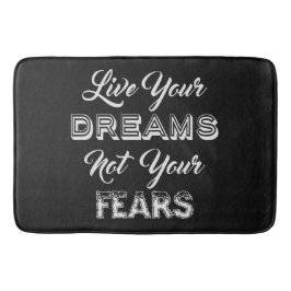 Lev dina drömmar anpassade badmattor i anpassad fä badrumsmatta