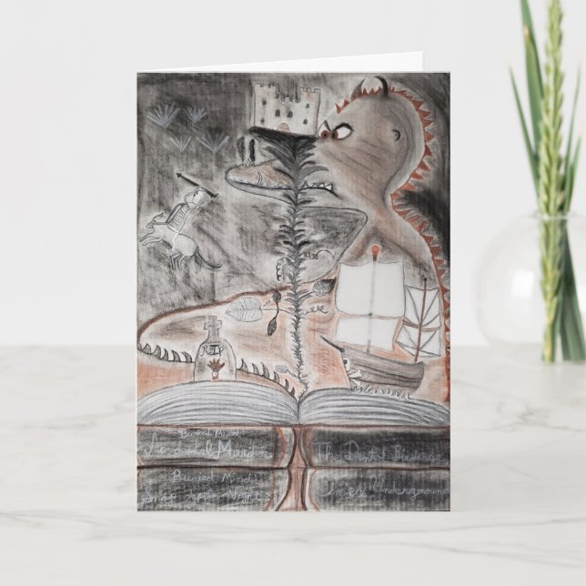 "Lev dina drömmar" födelsedagskort Kort (Framsida)