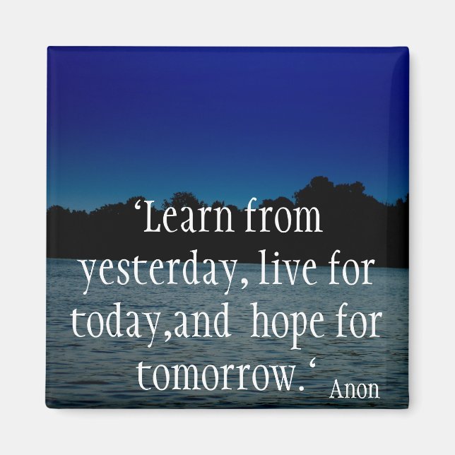 Lev ditt liv magnet (Framsidan)