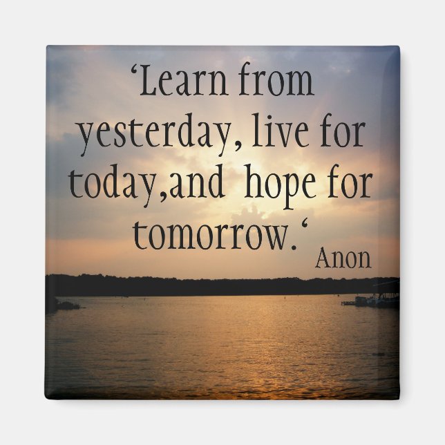 Lev ditt liv magnet (Framsidan)