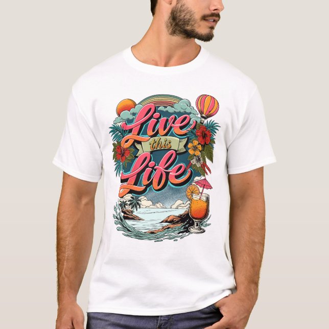 Lev ditt liv t shirt (Framsida)