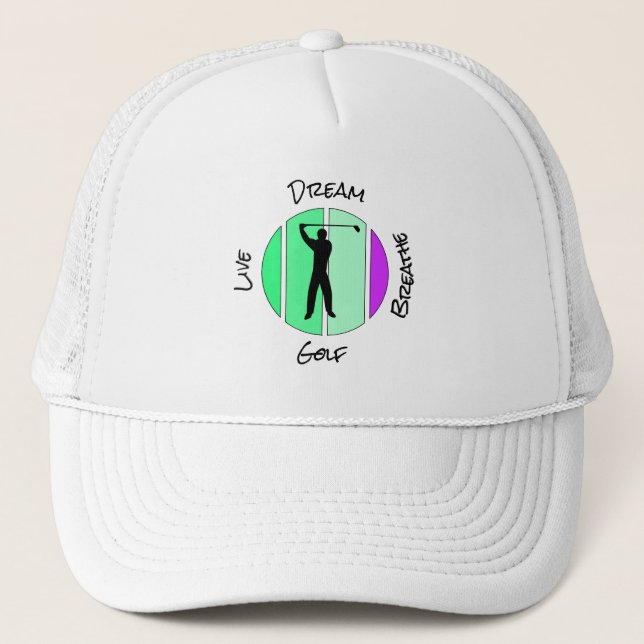 Lev, dröm, andas golf keps (Framsida)