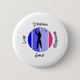 Lev, dröm, andas golf knapp