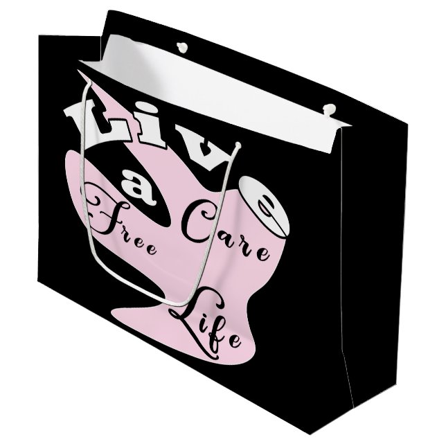 Lev en stor presentväska gratis (Framsidan Vinklad)