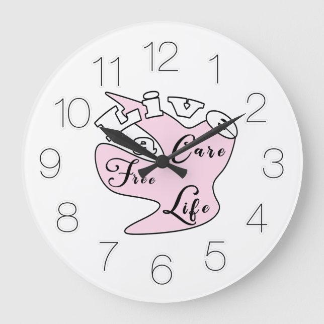 Lev ett fritidsliv  stor klocka (Framsida)