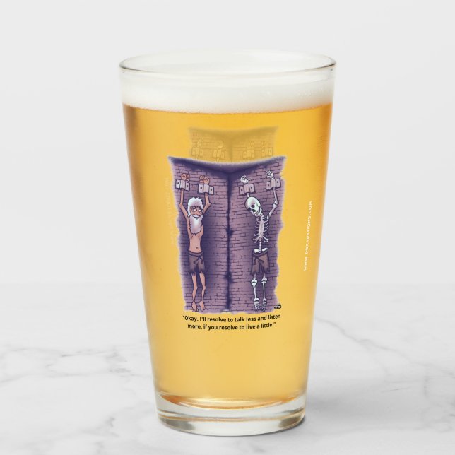 Lev ett litet ölglas glaskopp (Framsida fylld)