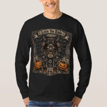 Lev för att cykla Halloween -Samurai Oni Biker Est