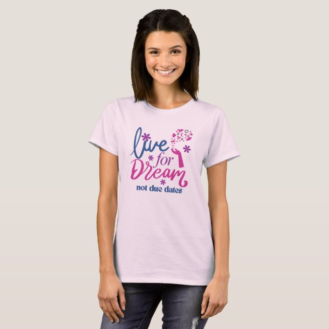 Lev För Drömmar, Inte Förfallodatum T Shirt (Hel framsida)