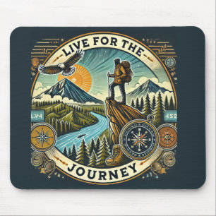 "Lev för resan" Mousepad Musmatta