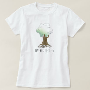 Lev för Träd T Shirt