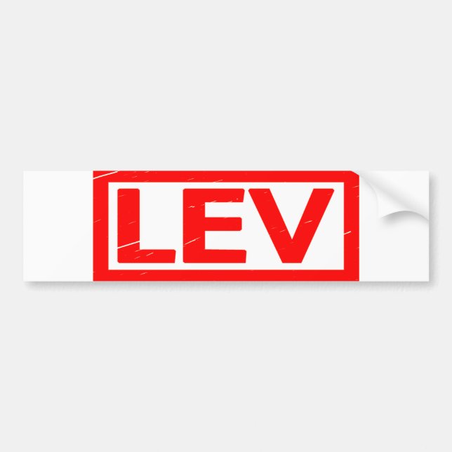 Lev Frimärke Bildekal (Framsidan)
