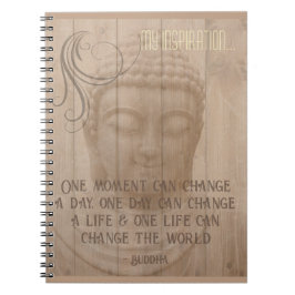 Lev i Buddha Art Buddhist-salen Anteckningsbok Med Spiral
