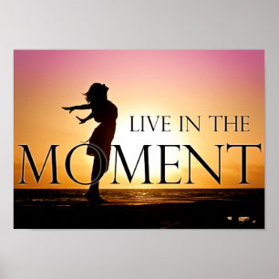Lev i den aktuella inspirationskampanjen för offer poster