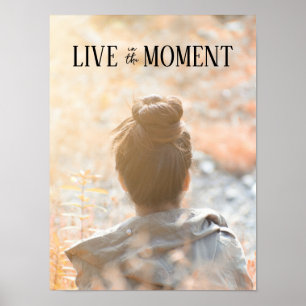 Lev i den dagliga inspirationsofferten poster