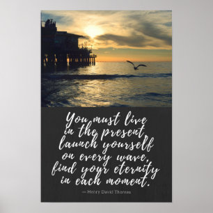 Lev i den nuvarande Thoreau-citatet Poster