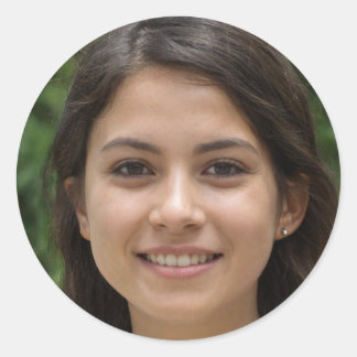 Lev i Moment Runt Klistermärke