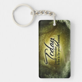 "Lev i nuet" Motiveringsbekräftelse Nyckelring