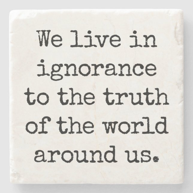 Lev i okunnighetsstenens Underlägg (Framsidan)