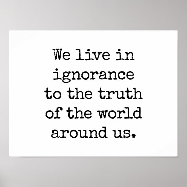 Lev i okunskap Poster (Framsidan)