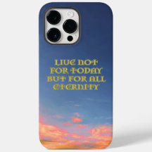 "Lev inte för i dag" iphone case