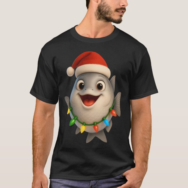 Lev länge & fiska t shirt (Framsida)