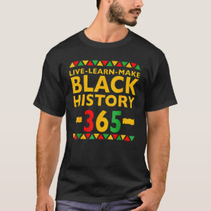 Lev Lär dig att göra svart historikmånad till natu T Shirt