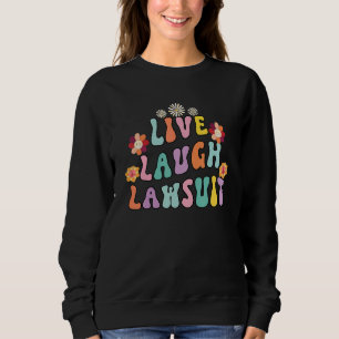 Lev Lätt Rättegång Advokat Jurist Juristexamen T Shirt