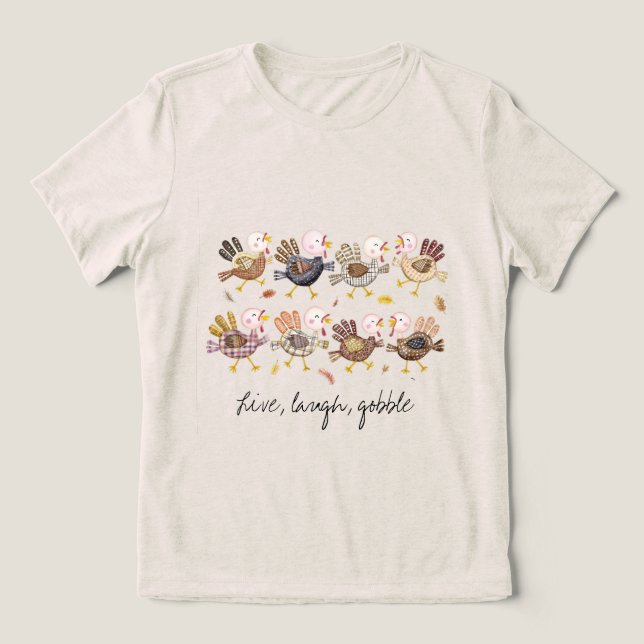 Lev, le, gluda Turk T-shirt (Design Framsida)