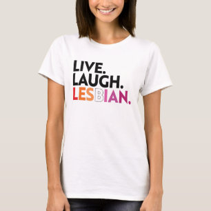 Lev Le Lesbisk T Shirt