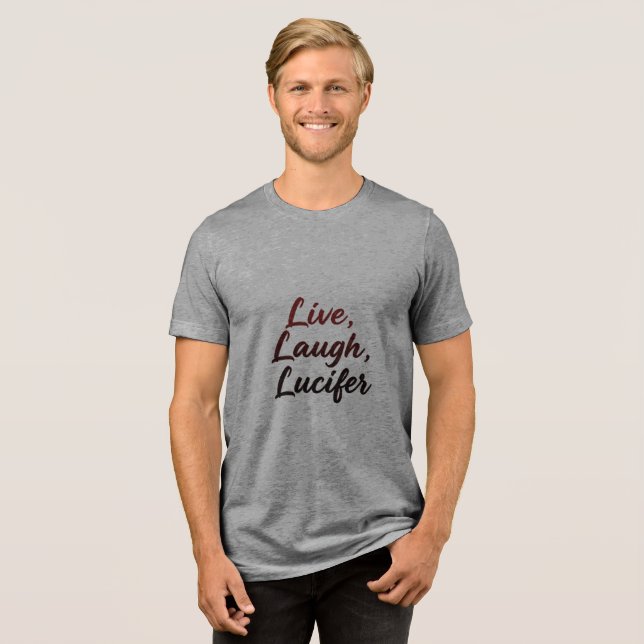 Lev, Le, Lucifer T Shirt (Framsida Full)