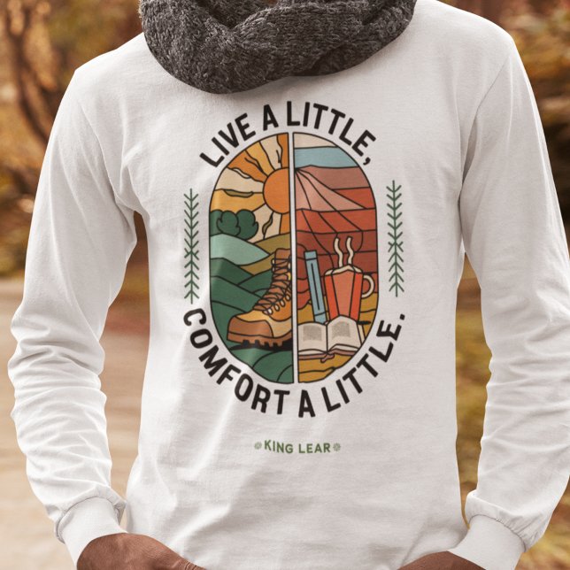 Lev lite, tröst lite: Modern, Snyggt T Shirt (Skapare uppladdad)