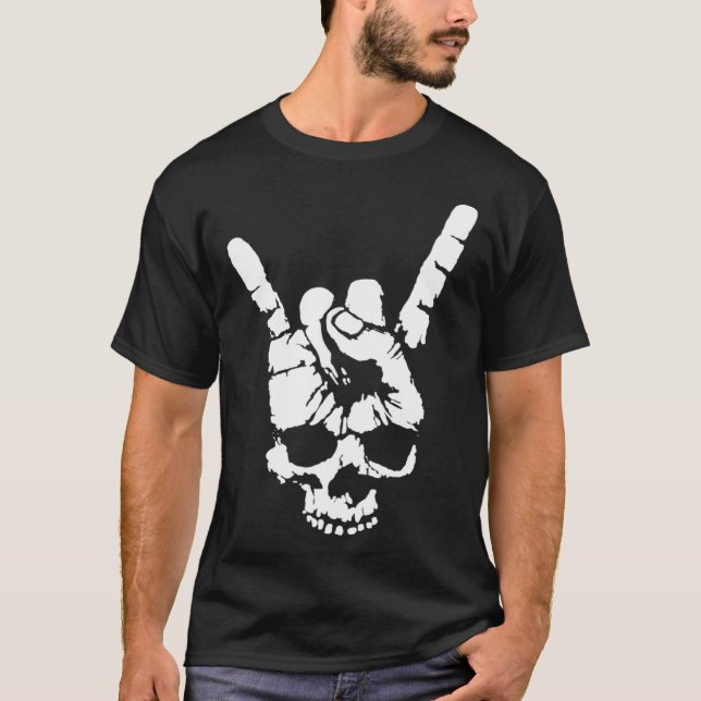 Lev livet på Rock T Shirt (Framsida)