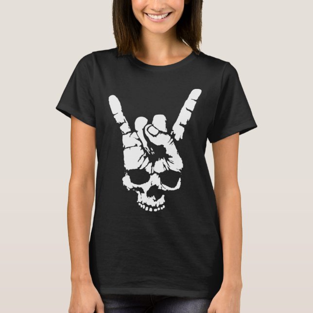 Lev livet på Rock T Shirt (Framsida)