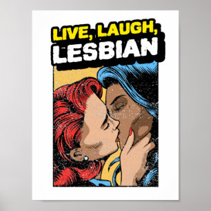 Lev Löj Lesbisk Poster