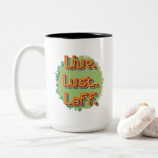 Lev. Lust. Laff. Gfx 03 Två-Tonad Mugg