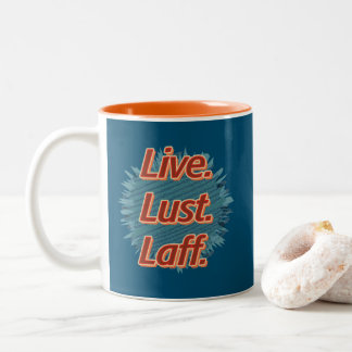 Lev. Lust. Laff. Gfx-04 Två-Tonad Mugg