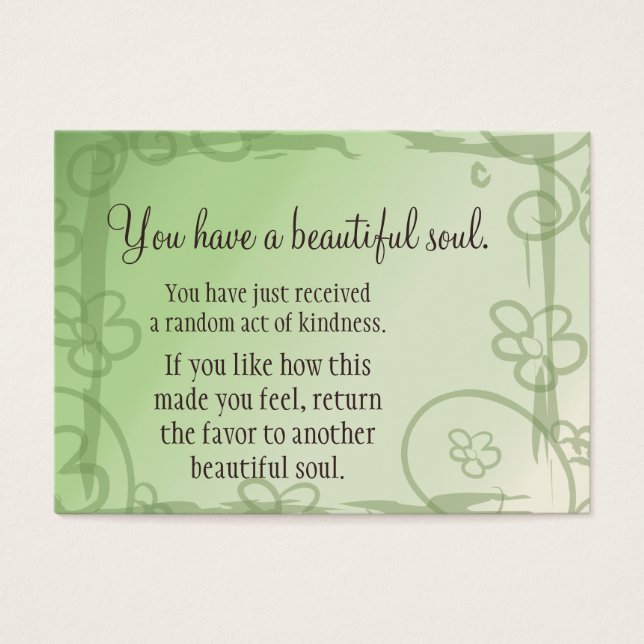 Lev lyckligtvis efter att Laugh Kärlek-meddelandet Visitkort (Framsidan)