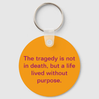 Lev med ett syfte nyckelring