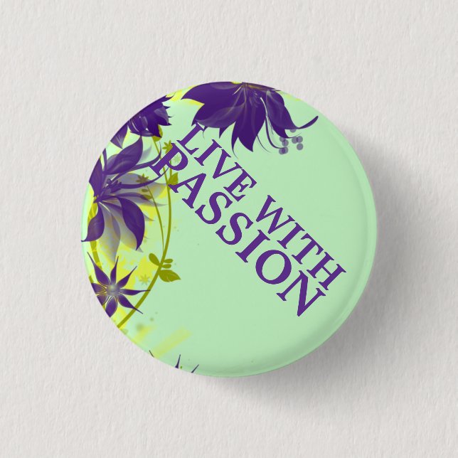 Lev med passion Knapp (Framsida)