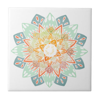 Lev med Purpose Mandala Kakelplatta