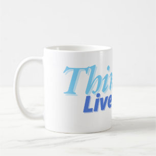 Lev mer, Stressa mindre" Kaffemugg