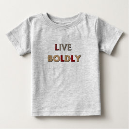 Lev modigt t shirt
