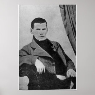 Lev Nikolaevich Tolstoy som en student Poster