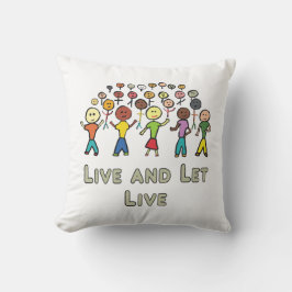 Lev och låt leva kudde