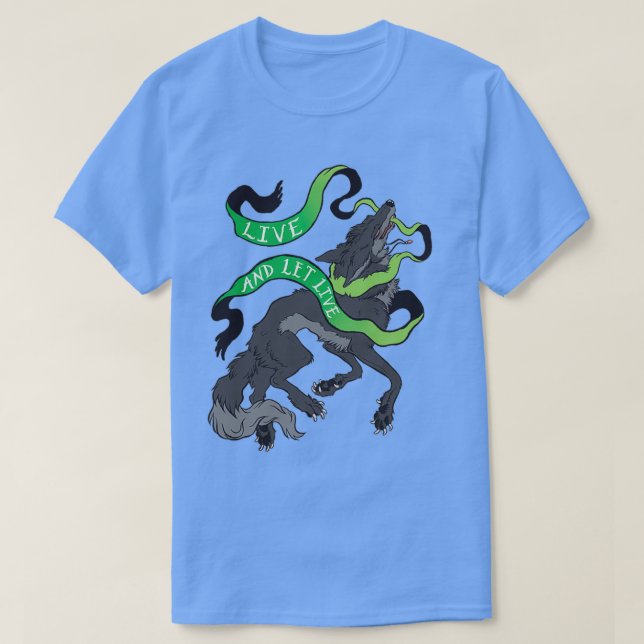 Lev och låt leva t shirt (Design framsida)