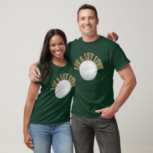 Lev och låt leva - Unisex Golf T-Shirt