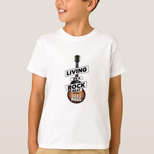 Lev på en Sten Beat T Shirt (Framsida)