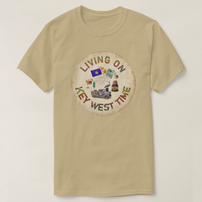 Lev på Västern Nyckel Tee Shirt (Design framsida)